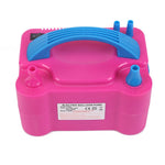 Pompa Electrica Pentru Umflat Baloane, 600 W, Roz cu albastru