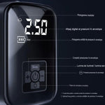 Pompa de Aer Wireless, Flippy, Portabila, 150 PSI, Pentru Anvelope si Mingi, Baterie 2000 mAh, Afisaj Digital, 12.7 x