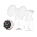 Pompa de San Electrica 2 in 1, Flippy, cu 2 Biberoane, Capacitate 180 ml, Incarcare USB Tip C, 1200 mAh, 2 Moduri, 9
