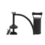 Pompa manuala pentru umflat obiecte gonflabile , colace , saltele , cu 3 adaptori pentru interconectare si furtun,