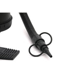 Pompa manuala pentru umflat obiecte gonflabile , colace , saltele , cu 3 adaptori pentru interconectare si furtun,
