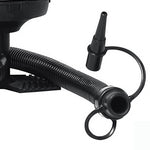 Pompa manuala pentru umflat obiecte gonflabile , colace , saltele , cu 3 adaptori pentru interconectare si furtun,