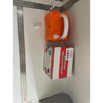 Pompa Electrica de Umflat Baloane, Flippy, cu Doua Iesiri, 220V, Putere 400W, Accesorii petrecere, Portocaliu