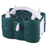 Pompa Electrica de Umflat Baloane, Flippy, cu Doua Iesiri, 220V, Putere 600W, Accesorii petrecere, Verde