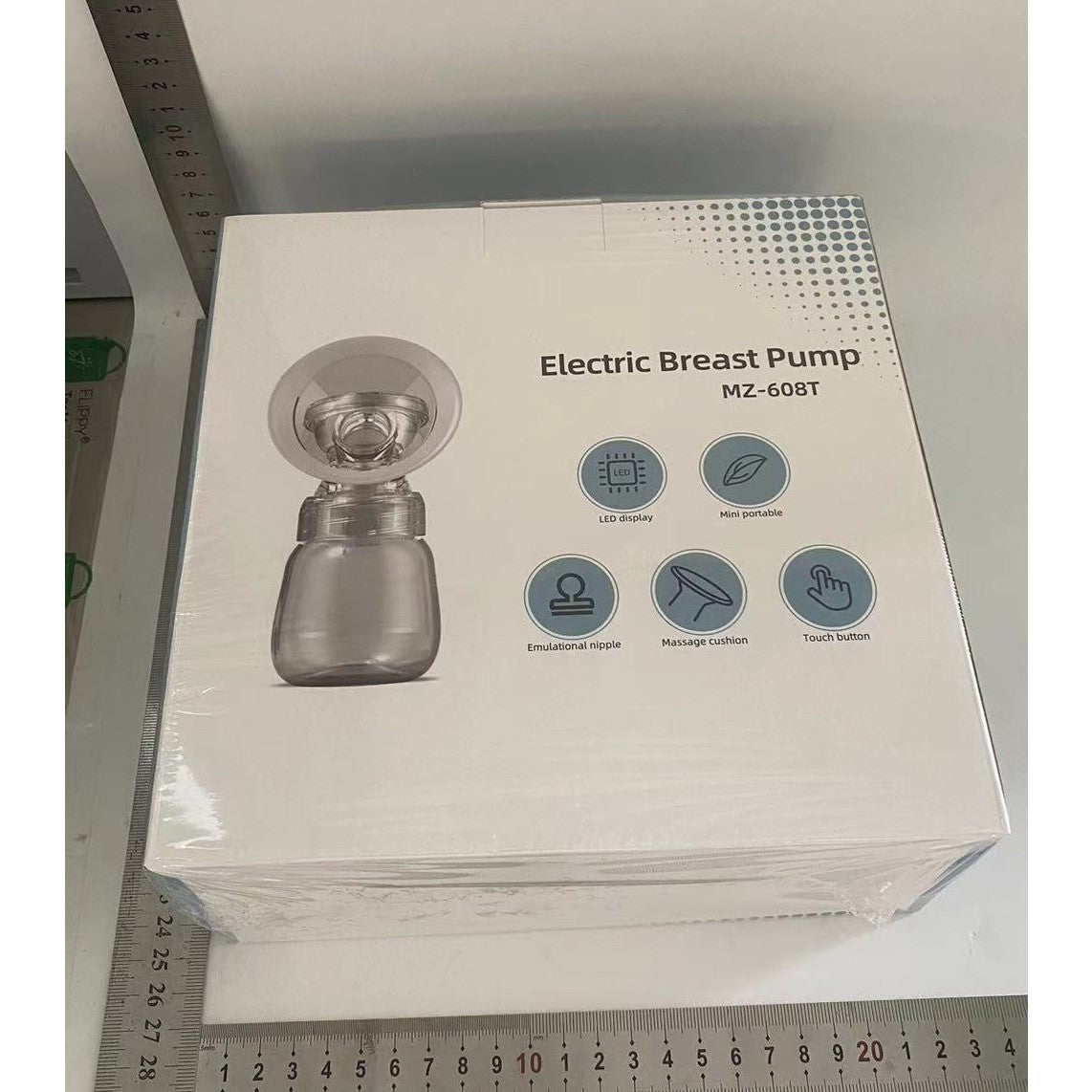 Pompa de San Electrica 2 in 1, Flippy, cu 2 Biberoane, Capacitate 180 ml, Incarcare USB Tip C, 1200 mAh, 2 Moduri, 9