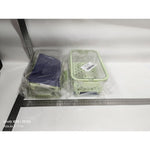 Cutie pentru Depozitare Alimente, Flippy, de Uz Casnic, 2 Compartimente, Zona pentru Gheata, Mentinere Fresh, cu Maner,