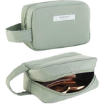Portfard, Flippy, cu Maner, Material Impermeabil, pentru Cosmetice, 16 x 11 x 7 cm, Verde