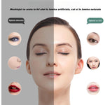Portfard, Flippy, Geanta Cosmetice, cu Oglinda LED, 3 Moduri de Lumina, Incarcare USB, Baterie 1200 mAh, pentru