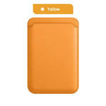 Portofel Flippy MagSafe piele pentru carduri compatibil cu Apple iPhone 12/12 Mini/12 Pro/12 Pro Max,Portocaliu