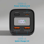Power Bank 20000mAh 100W QC3.0 PD3.0 USB-C /USB-A Afisaj LCD Kruger&Matz KM0915
