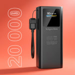 Power Bank 20000mAh 100W QC3.0 PD3.0 USB-C /USB-A Afisaj LCD Kruger&Matz KM0915