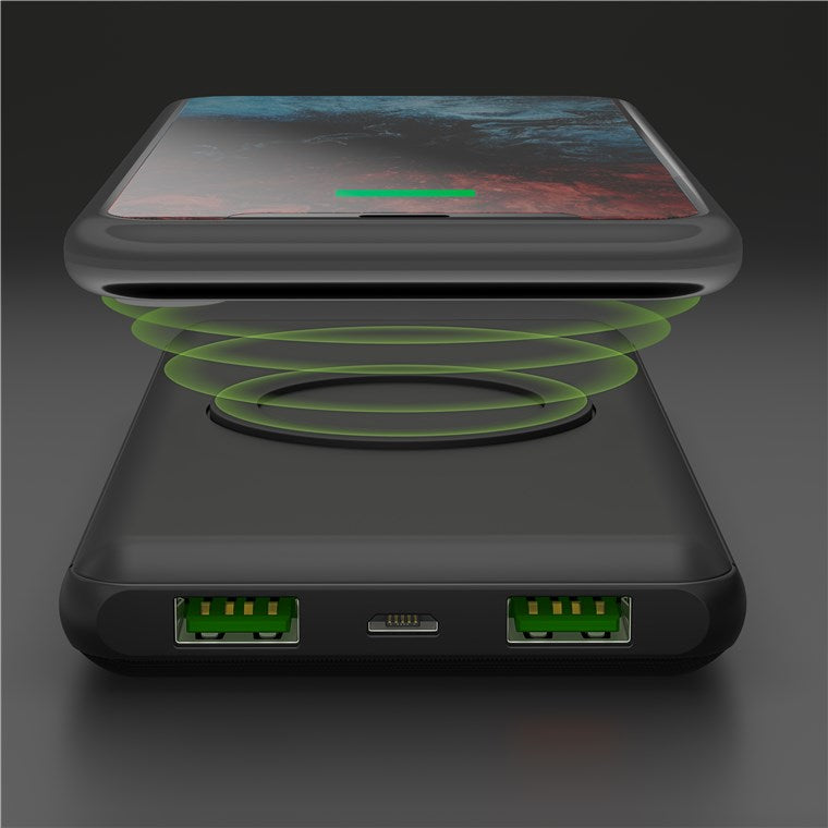 Power Bank acumulator extern wireless 10000mAh USB TYPE C PD QC3.0 Fast Charger Goobay