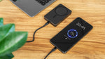 Power Bank inductie Kruger&Matz KM0912 10000mAh Li-ion Mag Safe wireless 15W / USB-C 20W /USB-A 25W