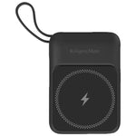 Power Bank inductie Kruger&Matz KM0913-B 10000mAh Li-ion Mag Safe wireless 15W / USB-C 20W /USB-A 22.5W / Lightning 10W