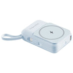 Power Bank inductie Kruger&Matz KM0913-BL 10000mAh Li-ion Mag Safe wireless 15W / USB-C 20W /USB-A 22.5W / Lightning 10W