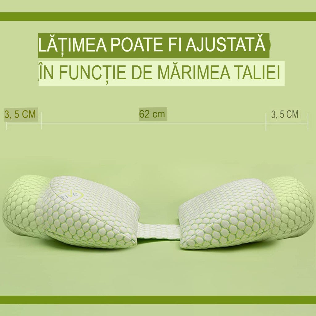 Set Perna pentru Gravide, Flippy, Husa Detasabila, Utilizare in Forma H si U, Reglabila, Latime Ajustabila, Proactive,