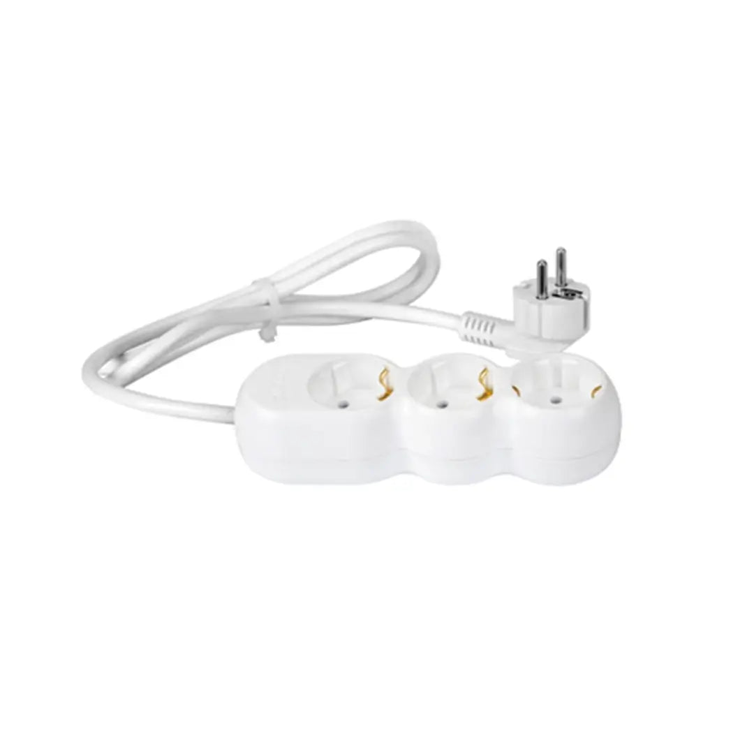 Prelungitor electric alb 3 prize 3m 3500W 3G1.5 Wconn AL3015A03