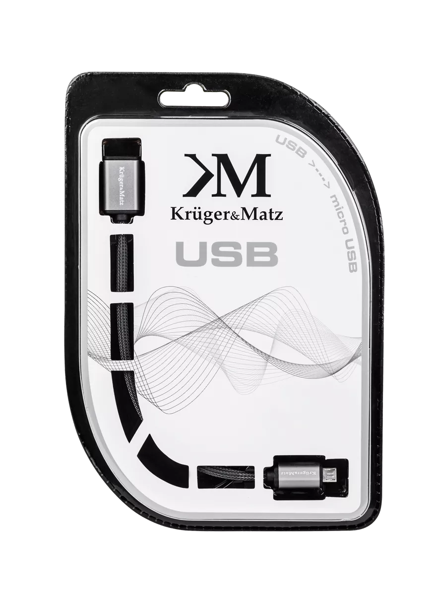 Prelungitor USB la micro USB 0.2m Profesional Kruger&Matz