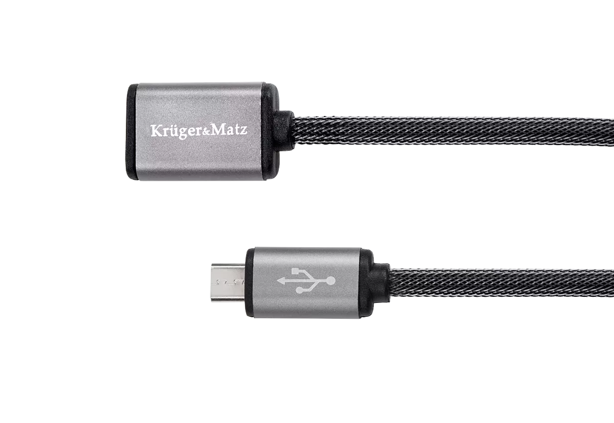 Prelungitor USB la micro USB 0.2m Profesional Kruger&Matz