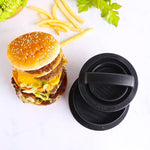 Presa dubla pentru hamburgeri 2 in 1, forma si presa, doua dimensiuni, cu maner, usor de curatat si folosit, material