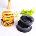 Presa dubla pentru hamburgeri 2 in 1, forma si presa, doua dimensiuni, cu maner, usor de curatat si folosit, material