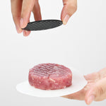Presa dubla pentru hamburgeri 2 in 1, forma si presa, doua dimensiuni, cu maner, usor de curatat si folosit, material