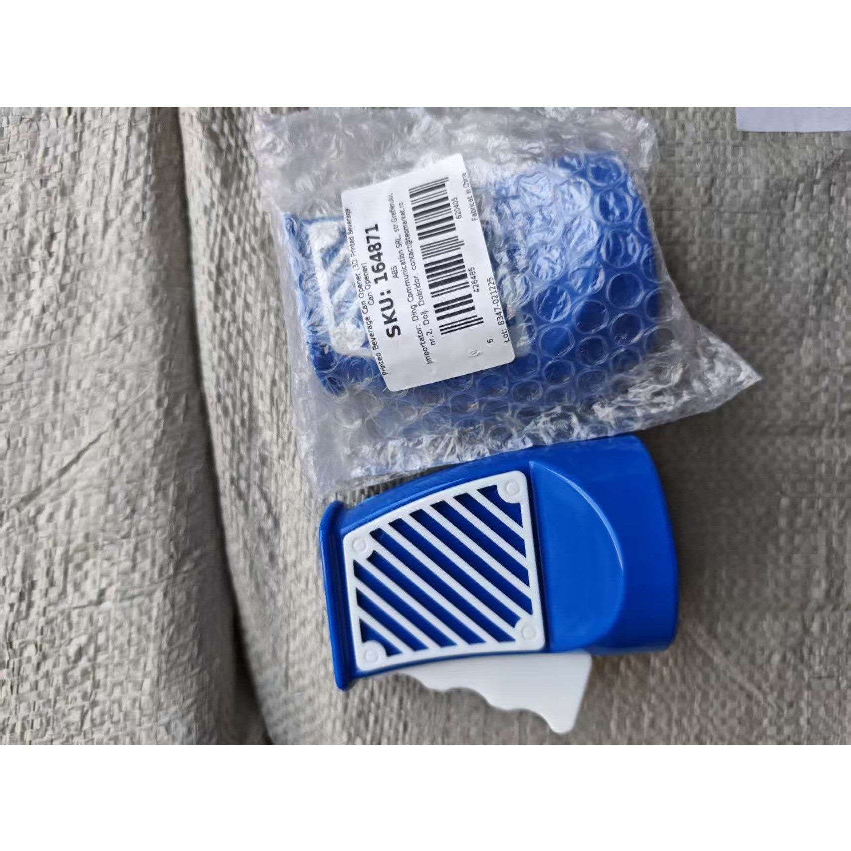 Desfacator Doze, Flippy, din ABS, 10.7 x 8 cm, Manual, Albastru Inchis/Alb