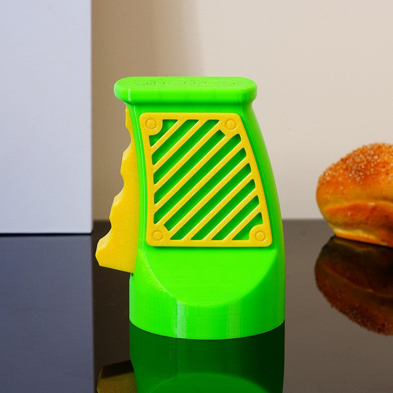 Desfacator Doze, Flippy, din ABS, 10.7 x 8 cm, Manual, Galben/Verde