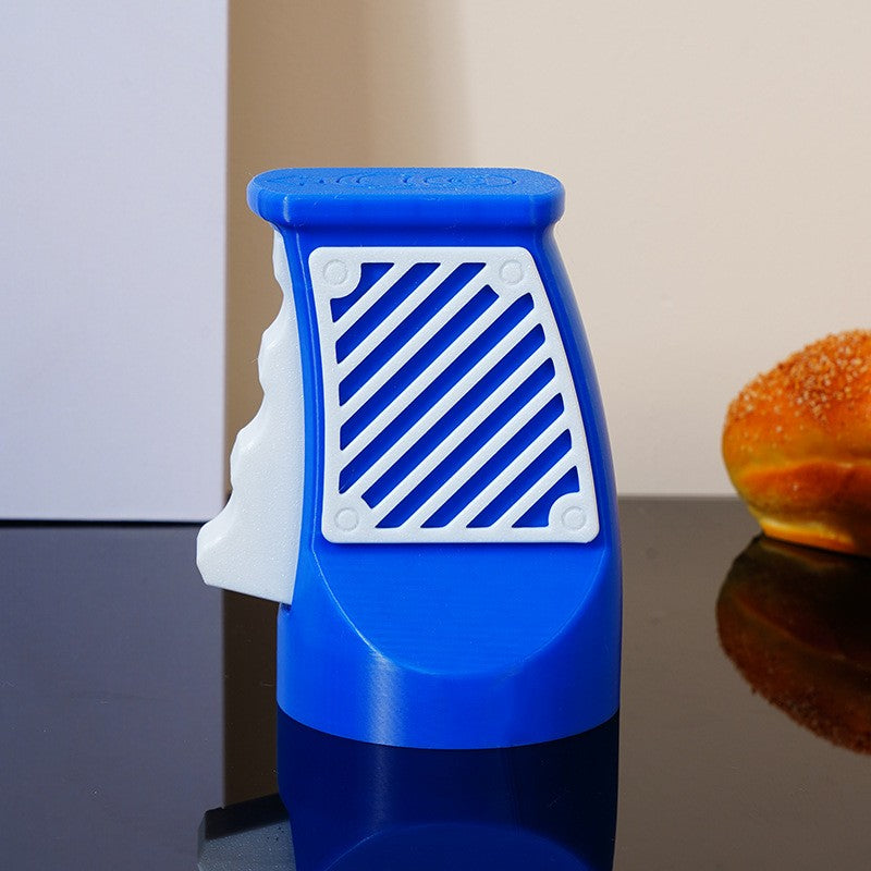 Desfacator Doze, Flippy, din ABS, 10.7 x 8 cm, Manual, Albastru Inchis/Alb