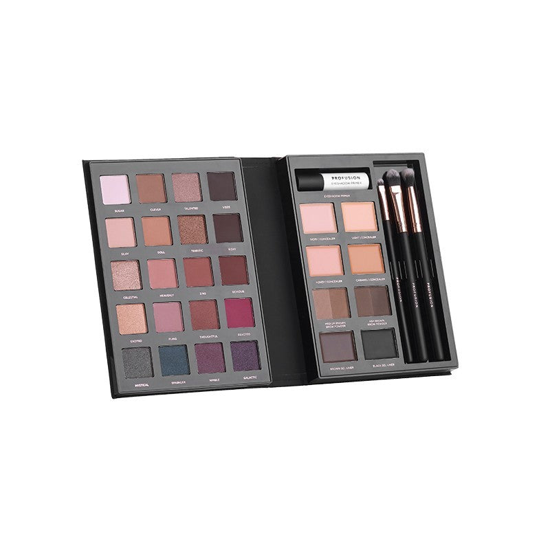 Profusion, Pro Eyes Kit, Paletă de farduri de ochi, 100 g - Olmarkt