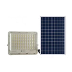 Proiector LED cu Panou Solar Flippy, Senzor de lumina Waterproof, 100W, 23x18 cm, suport U inclus, panou afisaj nivel