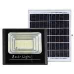 Proiector LED SMD 25W cu incarcare solara Flippy, panou solar, cu telecomanda, suport prindere, material ABS, 1.2AH, 44