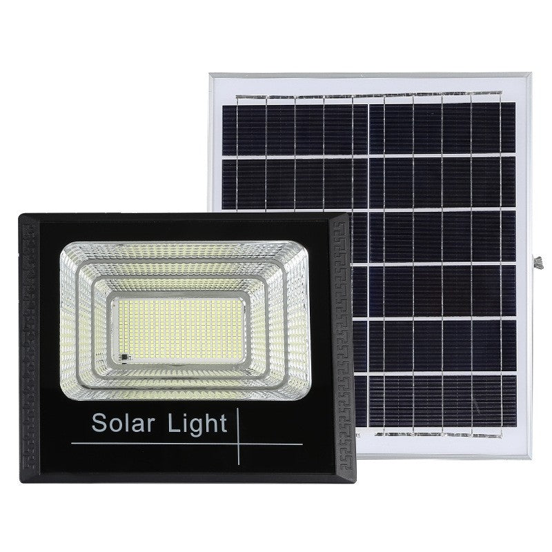 Proiector LED SMD 25W cu incarcare solara Flippy, panou solar, cu telecomanda, suport prindere, material ABS, 1.2AH, 44
