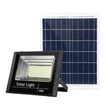 Proiector LED SMD 300W cu incarcare solara Flippy, panou solar, cu telecomanda, suport prindere, material ABS, 14AH,