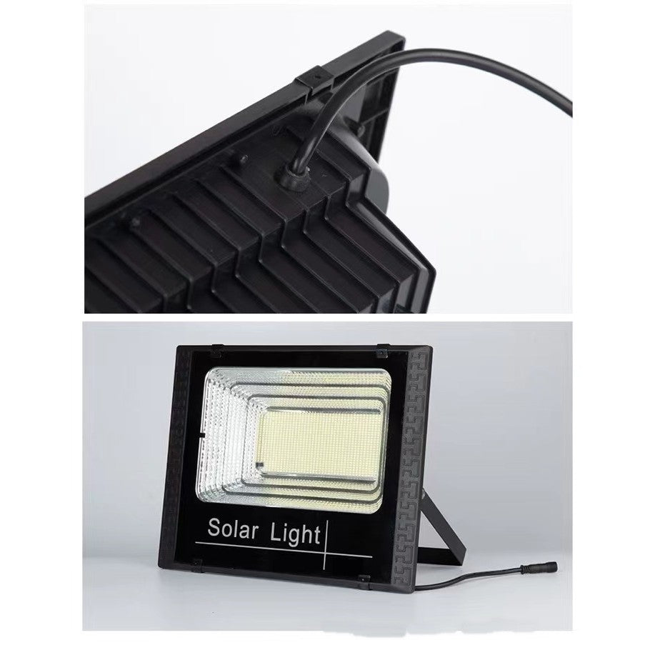 Proiector LED SMD 45W cu incarcare solara Flippy, panou solar, cu telecomanda, suport prindere, material ABS, 1.5AH,