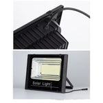 Proiector LED SMD 800W cu incarcare solara Flippy, panou solar, cu telecomanda, suport prindere, material ABS, 20AH,