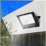 Proiector LED/Lampa solara de exterior Flippy, 22 cm x 27 cm, Rezistent la Apa IP67, cu Panou Solar, 220LED SMD, 100W,