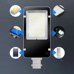 Proiector LED pentru stalp, casa, perete cu suport metalic inclus, Flippy, 38,5 cm x 14,2 cm, Rezistent la Apa IP65, cu