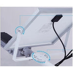Proiector LED pentru stalp, casa, perete cu suport metalic inclus, Flippy, 38,5 cm x 14,2 cm, Rezistent la Apa IP65, cu