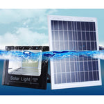 Proiector LED/Lampa solara de exterior Flippy, 22 cm x 27 cm, Rezistent la Apa IP67, cu Panou Solar, 248 LED SMD, 150