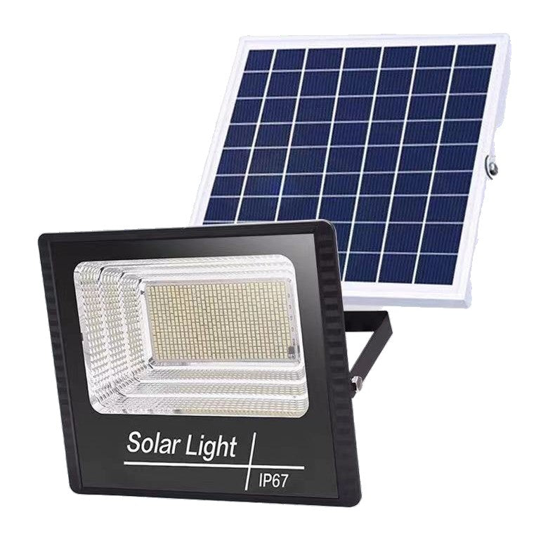 Proiector LED/Lampa solara de exterior Flippy, 22 cm x 27 cm, Rezistent la Apa IP67, cu Panou Solar, 248 LED SMD, 150