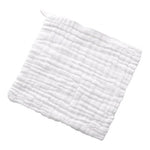 Prosop Absorbant, Flippy, din Bumbac, 6 Straturi, 30 x 30 cm, Alb
