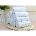 Prosop Absorbant, Flippy, din Bumbac, 6 Straturi, 30 x 30 cm, Albastru