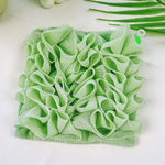 Prosop de Baie, Flippy, 2in1, cu Burete din Plasa, 17 x 17 cm, Verde