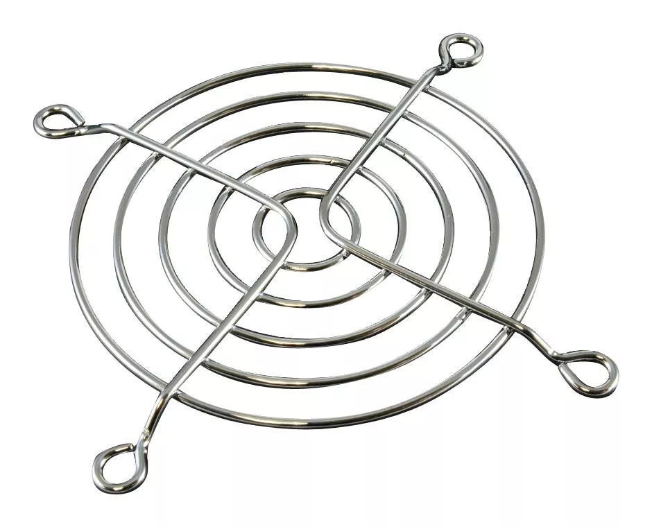 Protectie 80x80mm pentru ventilator metal fixare surub argintiu TQSolution FG-08