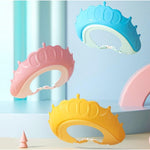 Viziera de Protectie Baie Pentru Copii, Fippy, Model Coronita, Dimensiune ajustabila, Durabil, Usor de curatat,