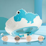 Viziera de Protectie Baie Pentru Copii, Fippy, Model Dinozaur, Dimensiune ajustabila, Durabil, Usor de curatat,