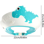 Viziera de Protectie Baie Pentru Copii, Fippy, Model Dinozaur, Dimensiune ajustabila, Durabil, Usor de curatat,