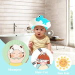 Viziera de Protectie Baie Pentru Copii, Fippy, Model Dinozaur, Dimensiune ajustabila, Durabil, Usor de curatat,