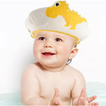 Viziera de Protectie Baie Pentru Copii, Fippy, Model Dinozaur, Dimensiune ajustabila, Durabil, Usor de curatat,